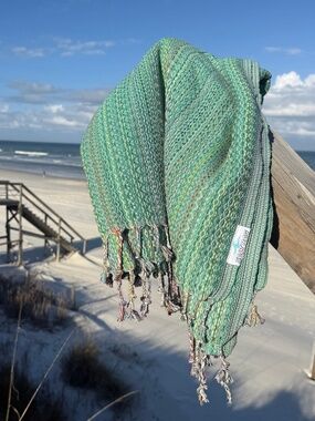 The Ahi Rag — Green Salt Rag™ Turkish Beach Towel